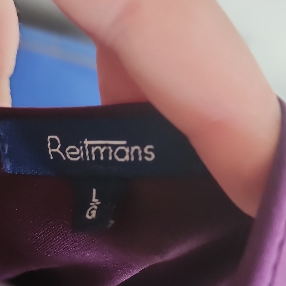 Elegant Purple Sleeveless Dress - Picture 2 of 4